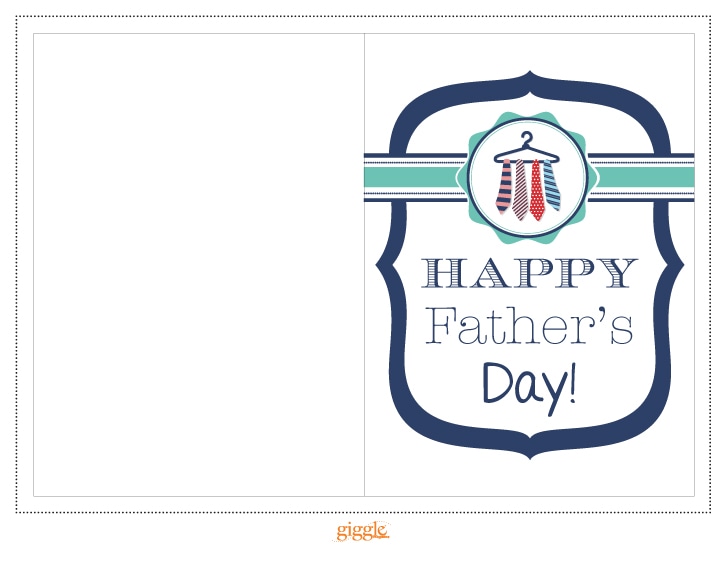 fathers day card printable giggle magazine